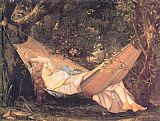 The Hammock by Gustave Courbet